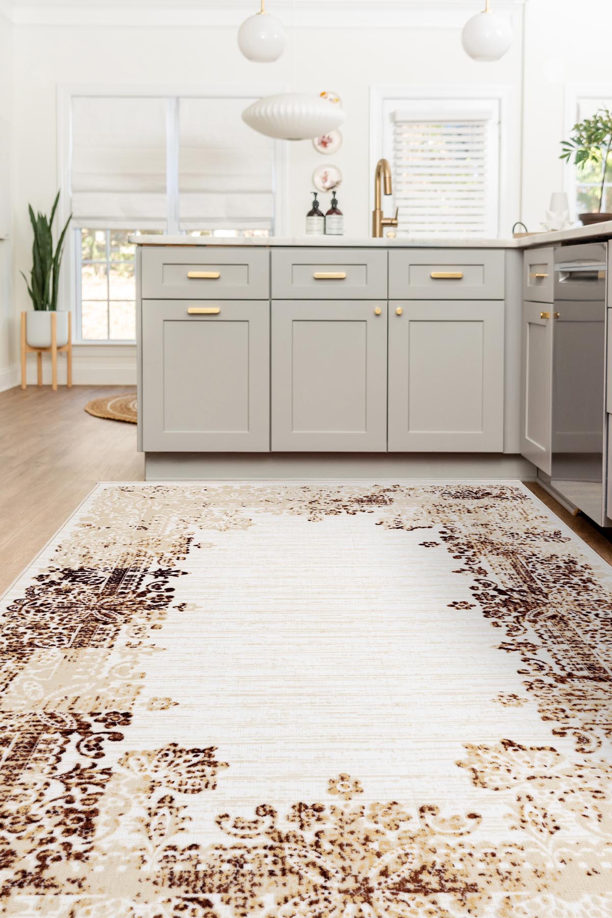 Angorahome Ethnic Dokuma Makine Halısı 1921KR 125 x 185 Dikdörtgen - 2