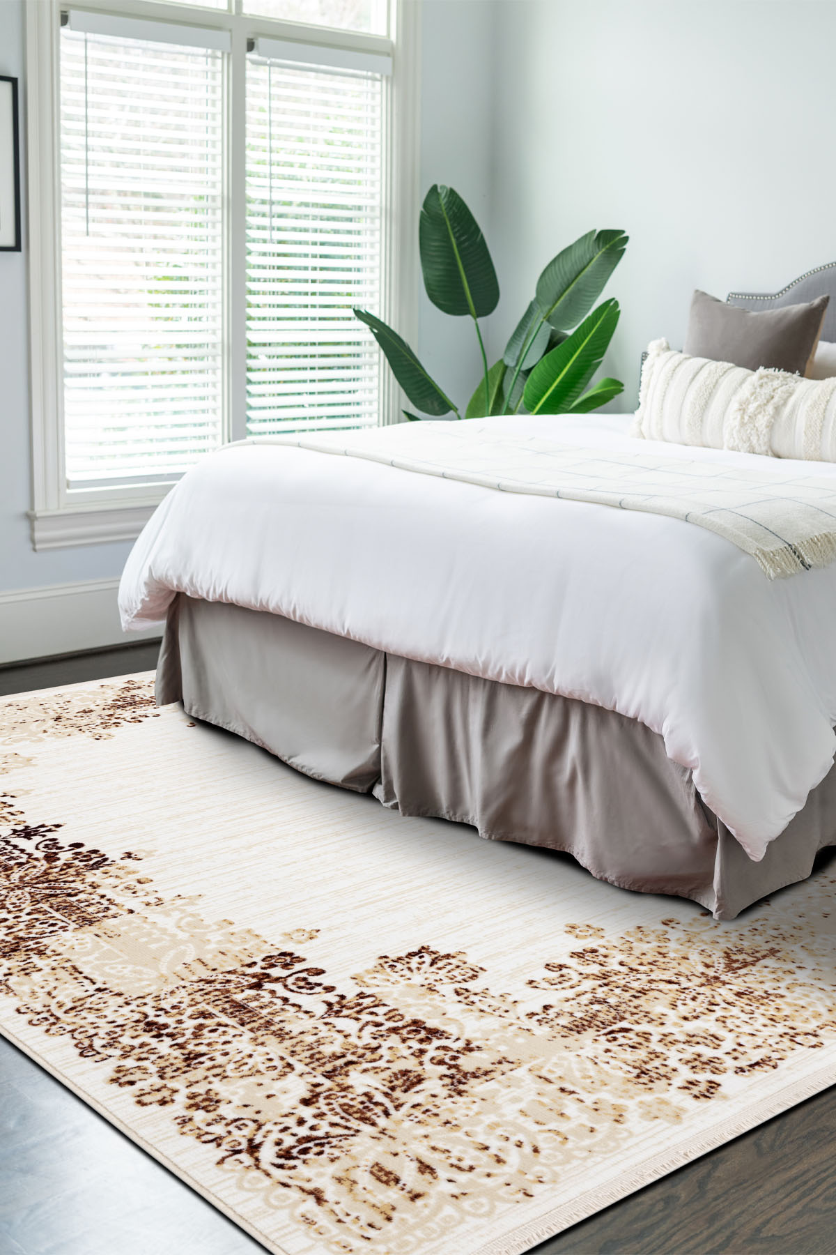 Angorahome Ethnic Dokuma Makine Halısı 1921KR 125 x 185 Dikdörtgen - 3