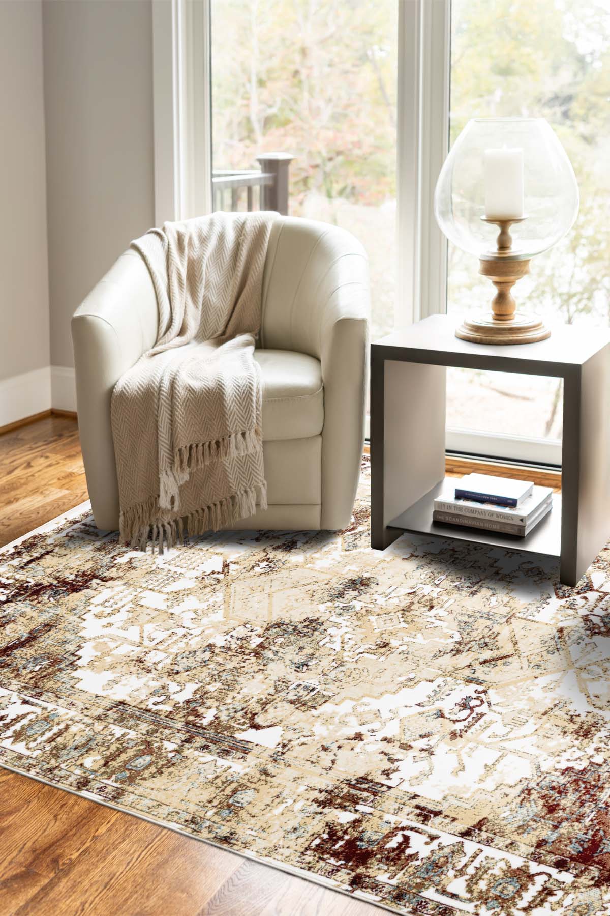 Angorahome Ethnic Dokuma Makine Halısı 1923BD 160 x 245 Dikdörtgen - 2