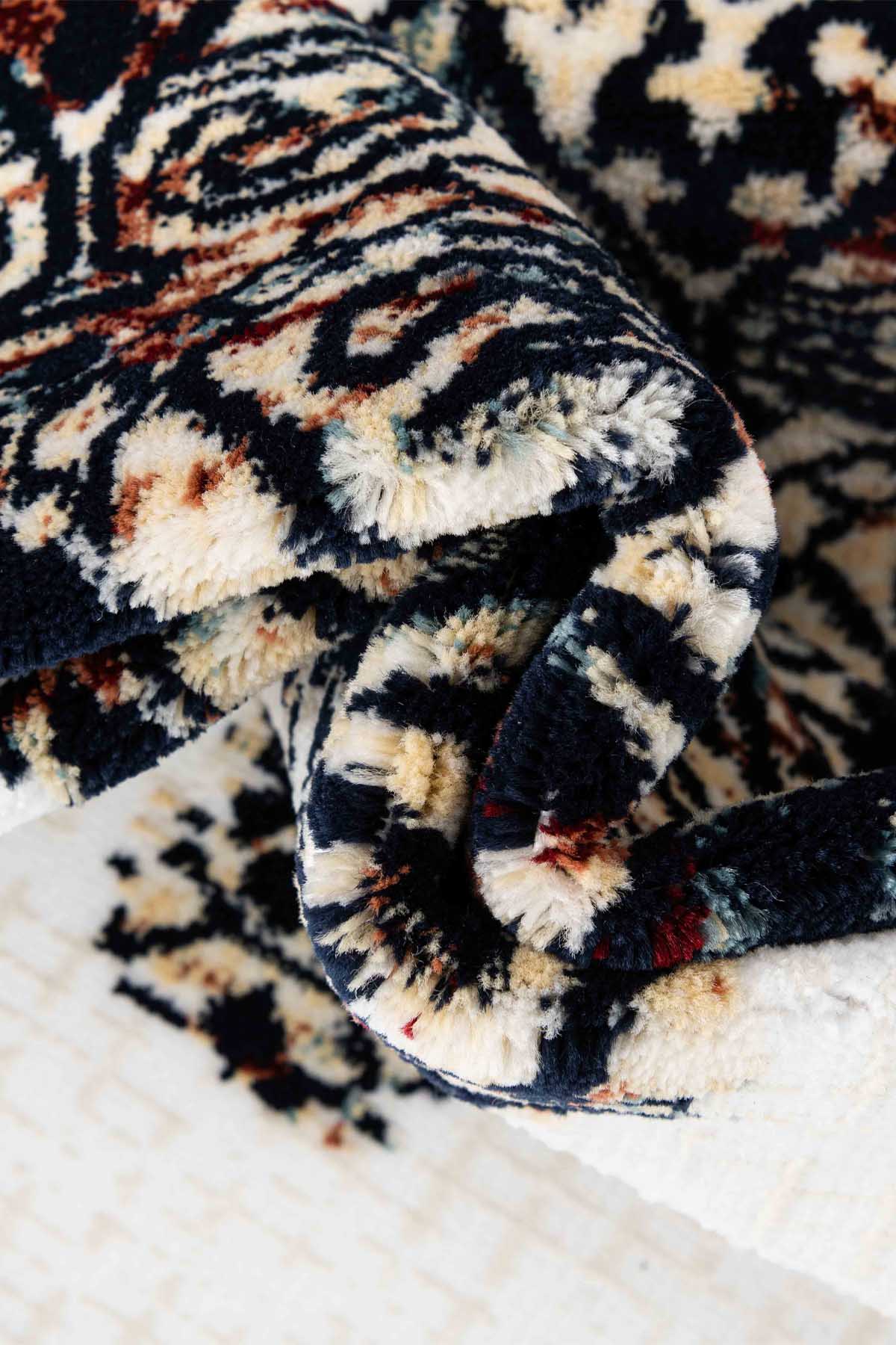 Angorahome Ethnic Dokuma Makine Halısı 1939KR 160 x 160 Yuvarlak - 5