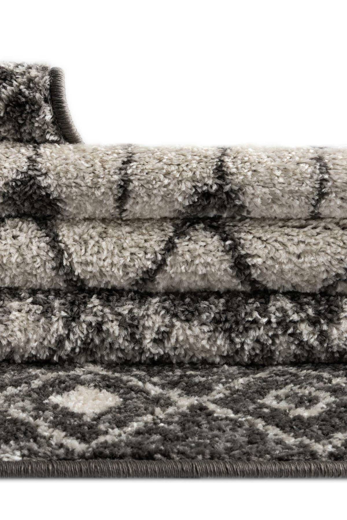 Angorahome Heka Makine Halısı AHH1007 Krem Gri - 10