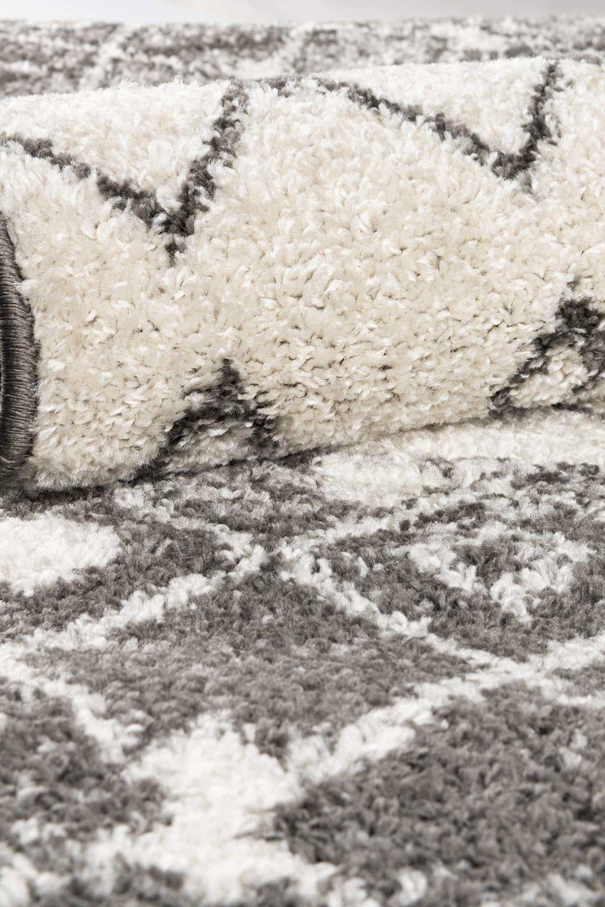 Angorahome Heka Makine Halısı AHH1007 Krem Gri - 2