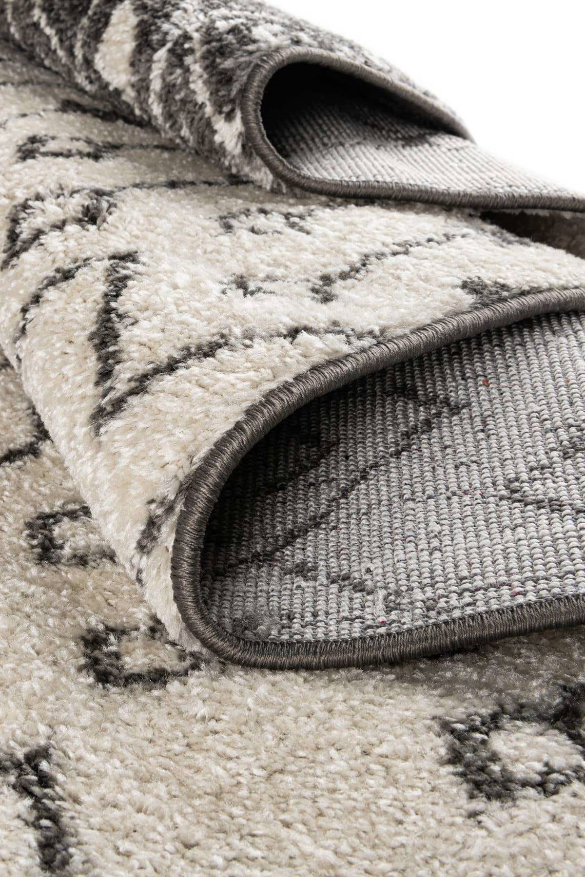 Angorahome Heka Makine Halısı AHH1007 Krem Gri - 9