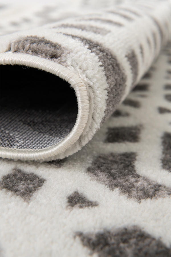 Angorahome Life Makine Halısı 6011 Gri 160 x 230 Saçaklı - 2