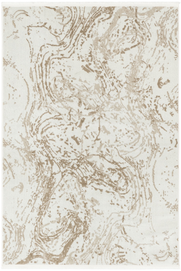 Angorahome Life Makine Halısı 6020 Bej 120 x 180 Saçaklı - 6