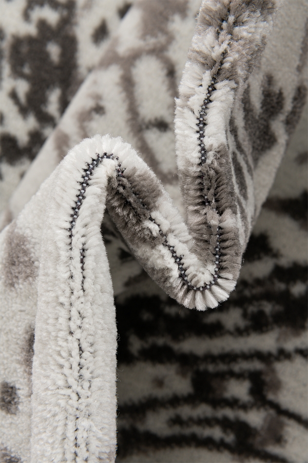 Angorahome Life Makine Halısı 6022 Gri 160 x 230 Saçaklı - 3