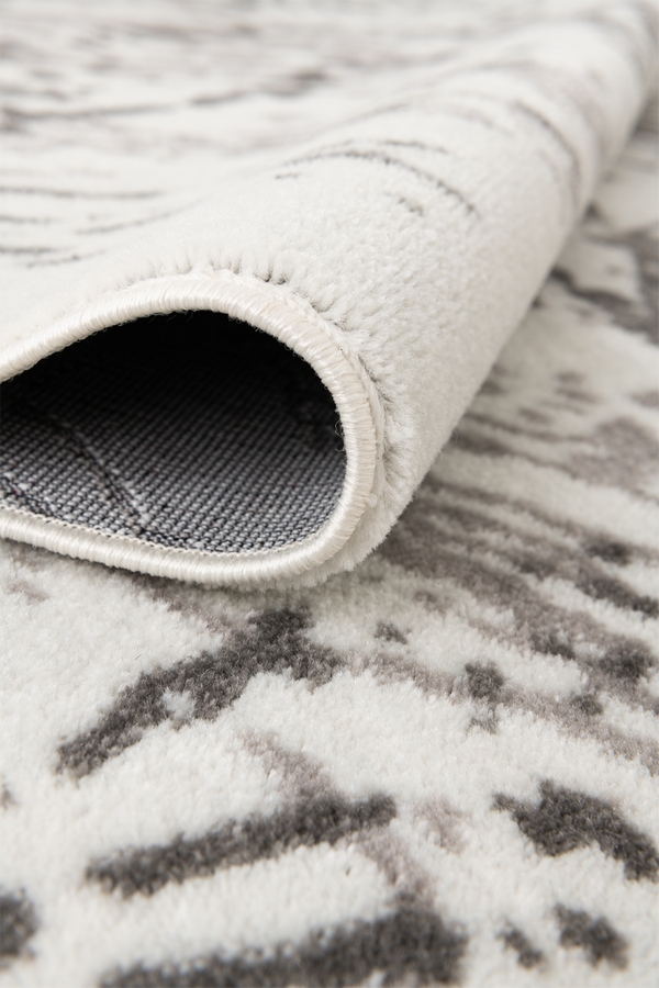 Angorahome Life Makine Halısı 6022 Gri 80 x 150 Saçaklı - 2