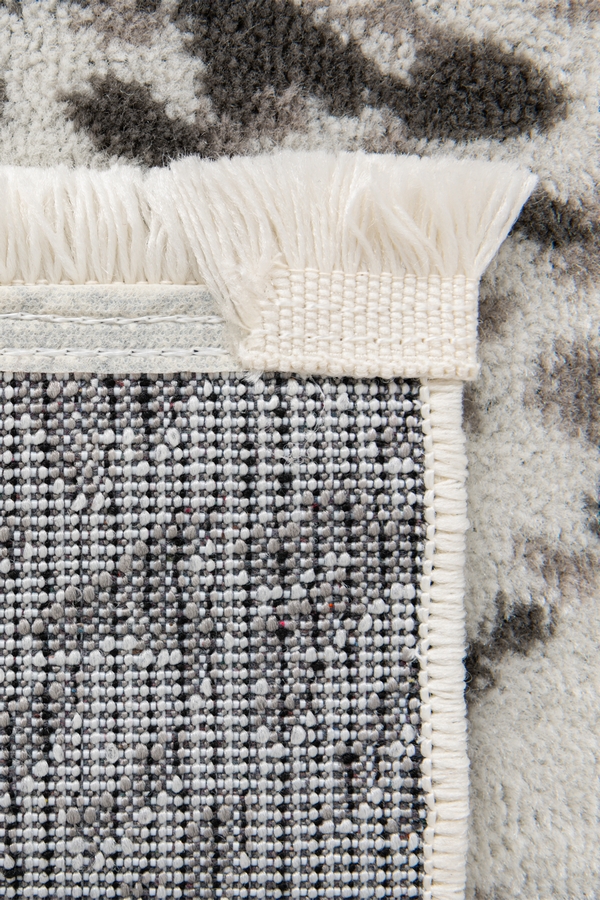 Angorahome Life Makine Halısı 6022 Gri 80 x 150 Saçaklı - 4