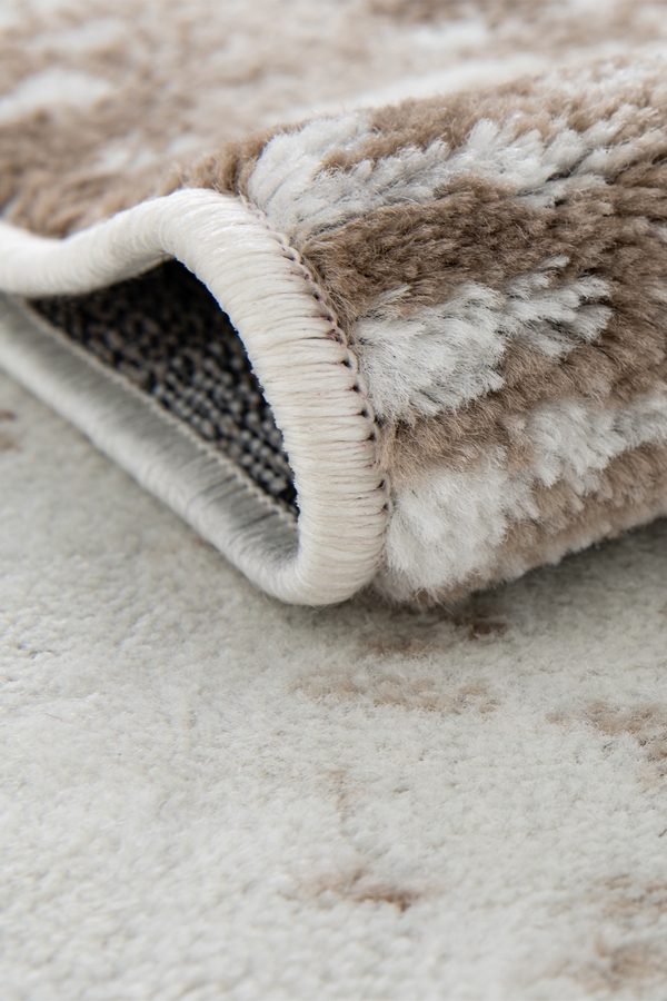 Angorahome Life Makine Halısı 6030 Bej 80 x 150 Saçaklı - 2