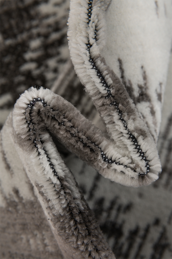 Angorahome Life Makine Halısı 6031 Gri 160 x 230 Saçaklı - 3