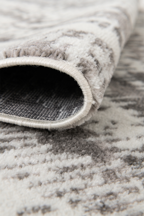 Angorahome Life Makine Halısı 6031 Gri 80 x 150 Saçaklı - 2