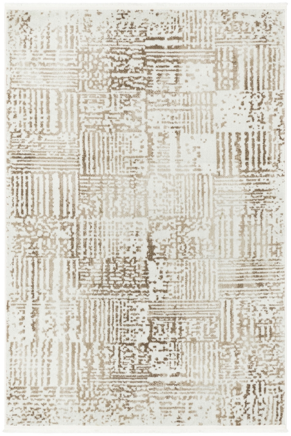 Angorahome Life Makine Halısı 6060 Bej 80 x 150 Saçaklı - 6