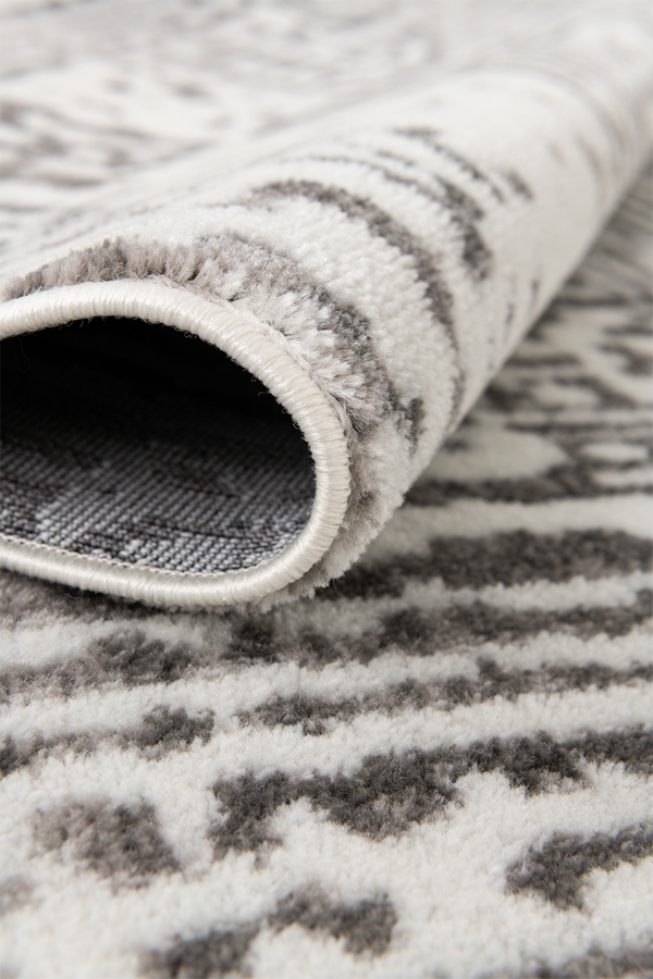 Angorahome Life Makine Halısı 6061 Gri 160 x 230 Saçaklı - 2