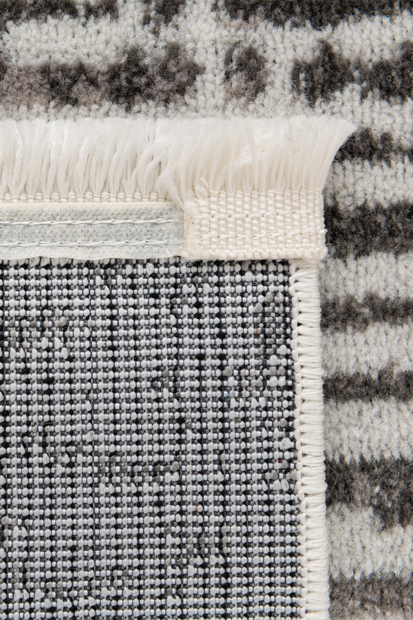 Angorahome Life Makine Halısı 6061 Gri 160 x 230 Saçaklı - 4