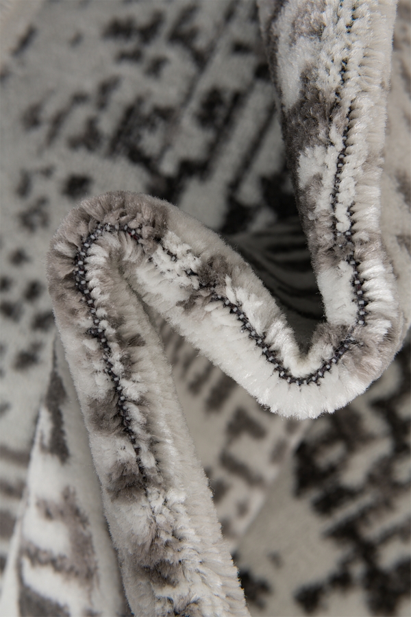 Angorahome Life Makine Halısı 6061 Gri 100 x 300 Saçaklı - 3