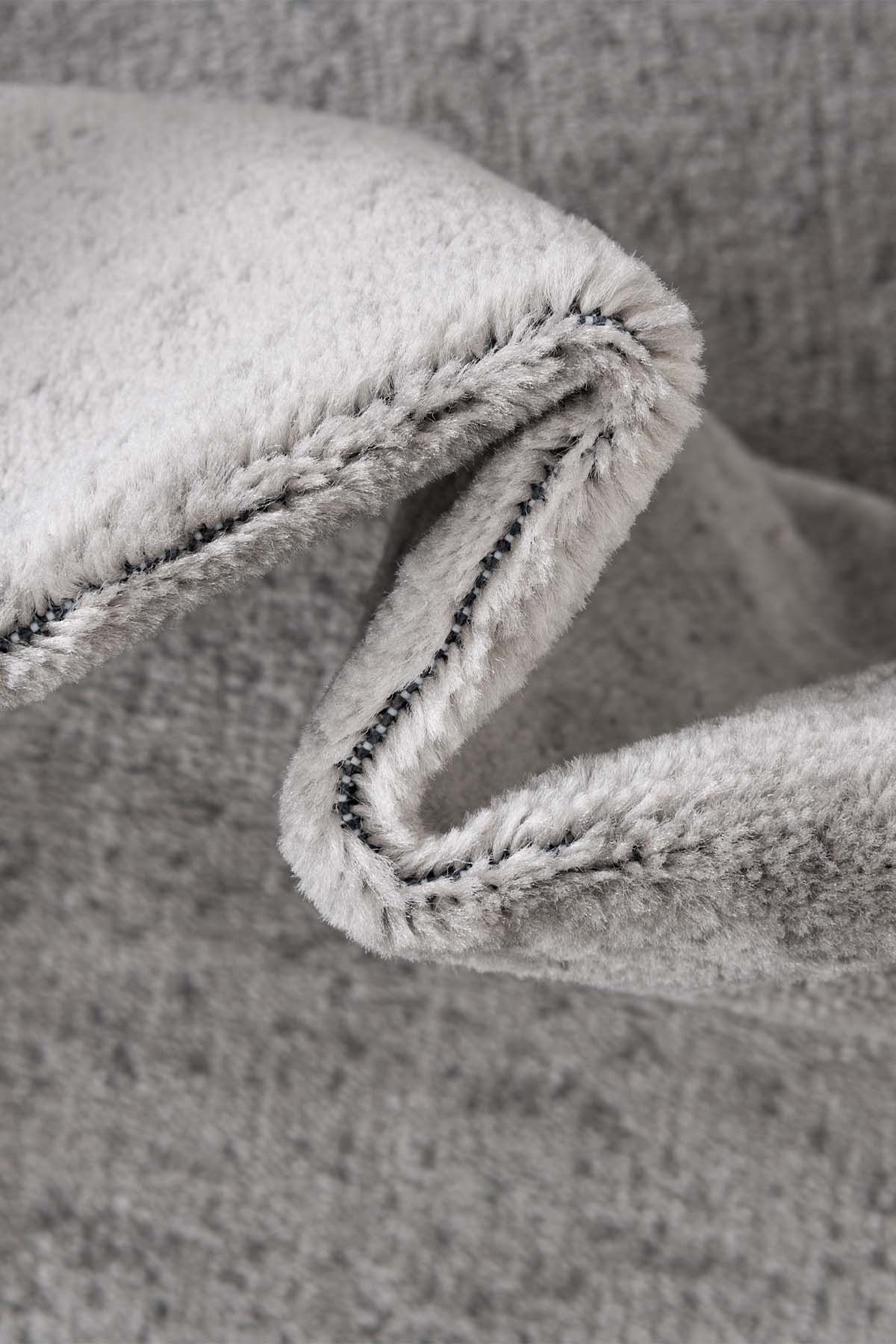 Angorahome Life Makine Halısı 6091 Gri 160 x 230 Saçaklı - 3