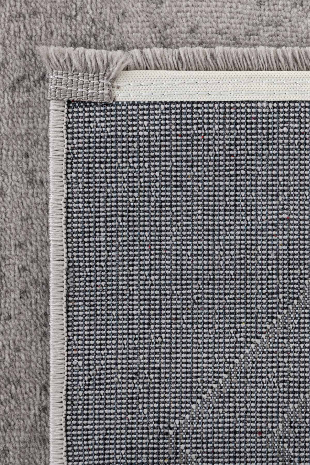 Angorahome Life Makine Halısı 6091 Gri 160 x 230 Saçaklı - 4