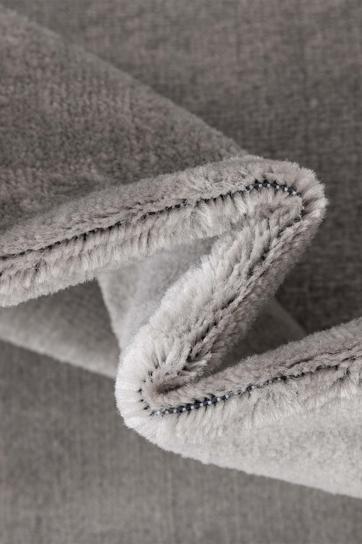 Angorahome Life Makine Halısı 6100 Gri 160 x 230 Saçaklı - 3