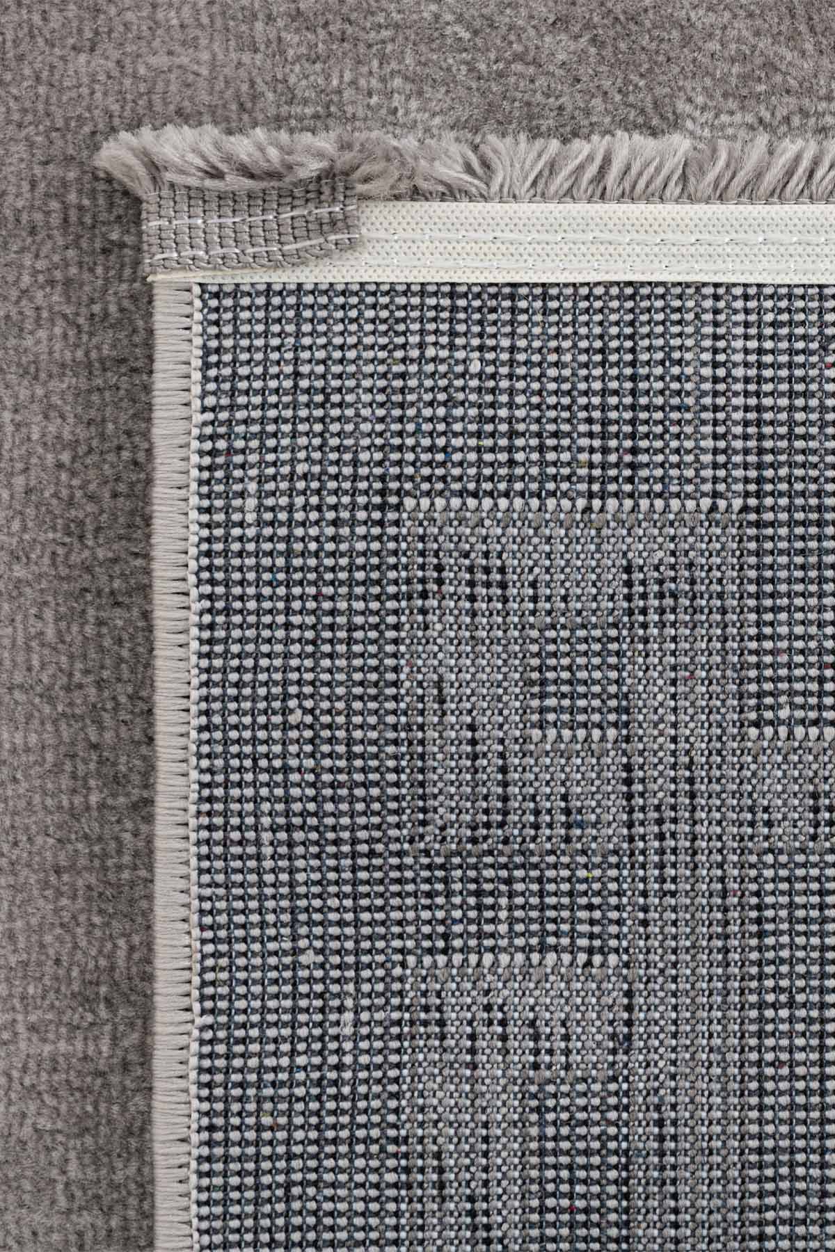 Angorahome Life Makine Halısı 6100 Gri 160 x 230 Saçaklı - 4