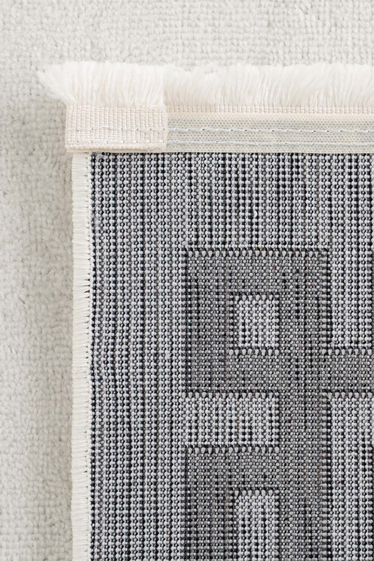 Angorahome Life Makine Halısı 6101 Krem 80 x 150 Saçaklı - 4