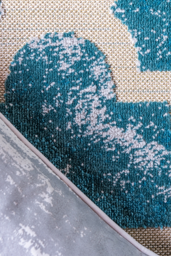 Angorahome Limited Edition Makine Halısı FRN13 185 x 275 Mavi - 2