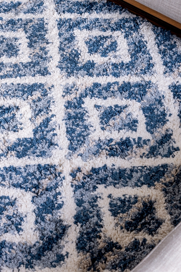 Angorahome Limited Edition Makine Halısı FRN26 80 x 250 Mavi - 4