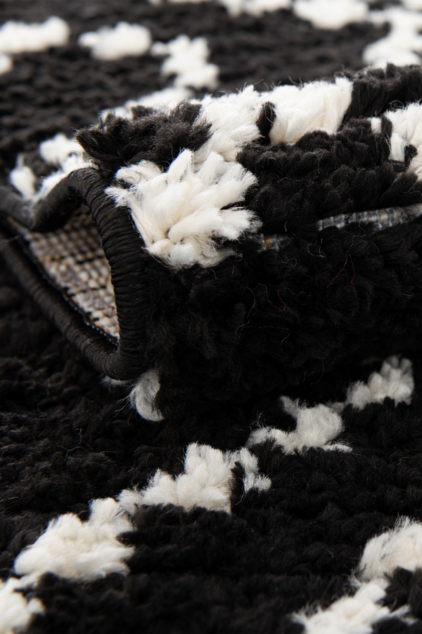 Angorahome Limited Edition Makine Halısı FRN3 80 X 305 Dikdörtgen Siyah - 2