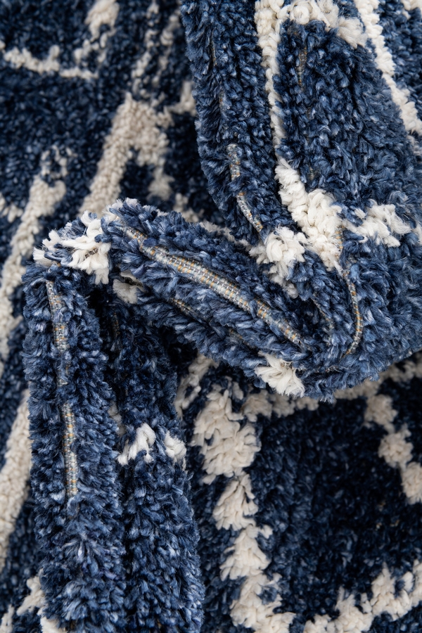 Angorahome Limited Edition Makine Halısı FRN7 80 X 305 Dikdörtgen Mavi - 4