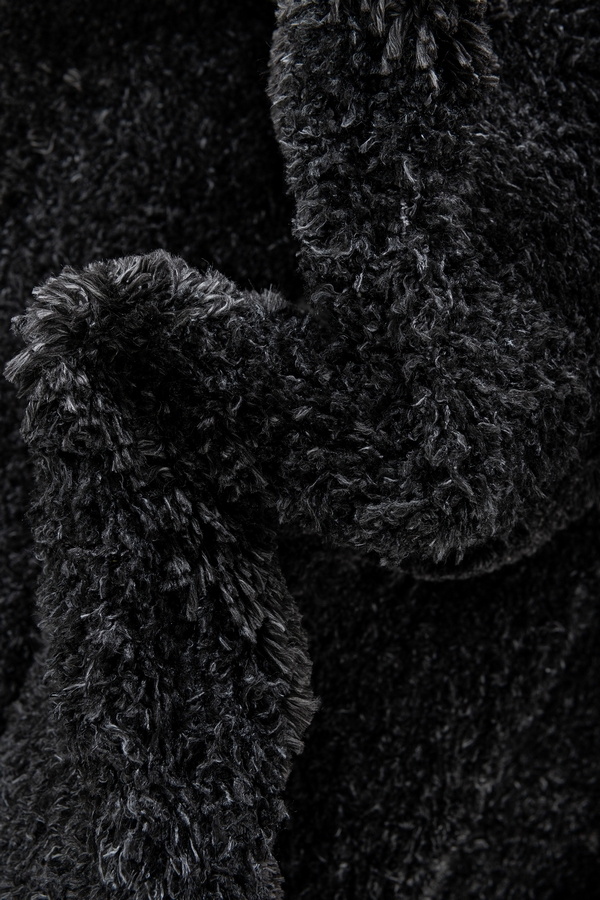 Angorahome Limited Edition Makine Halısı THN1 125 X 185 Dikdörtgen Siyah - 4