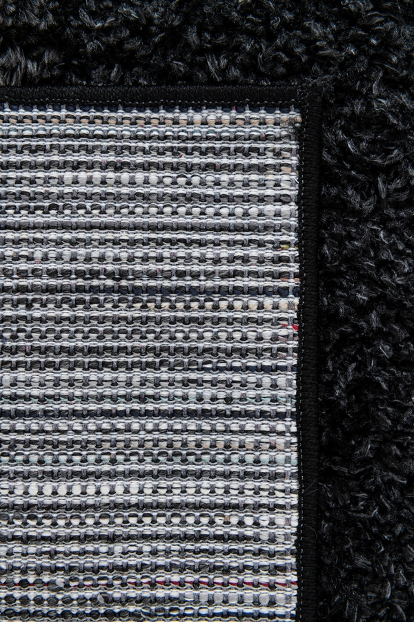 Angorahome Limited Edition Makine Halısı THN1 125 X 185 Dikdörtgen Siyah - 5