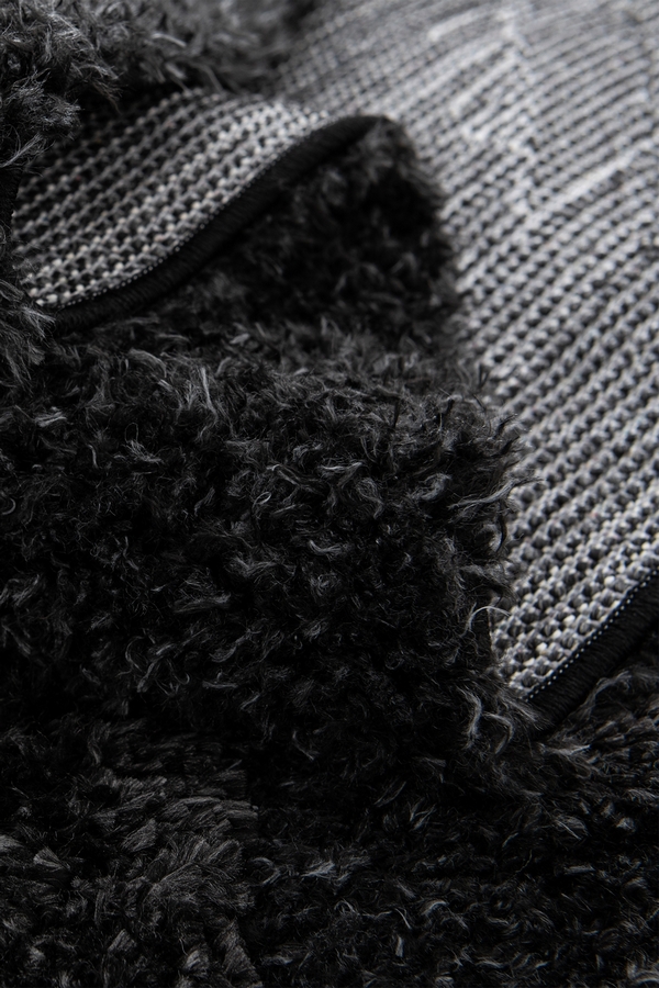 Angorahome Limited Edition Makine Halısı THN3 125 X 185 Dikdörtgen Siyah - 6