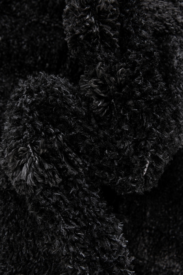 Angorahome Limited Edition Makine Halısı THN4 125 X 185 Dikdörtgen Siyah - 4