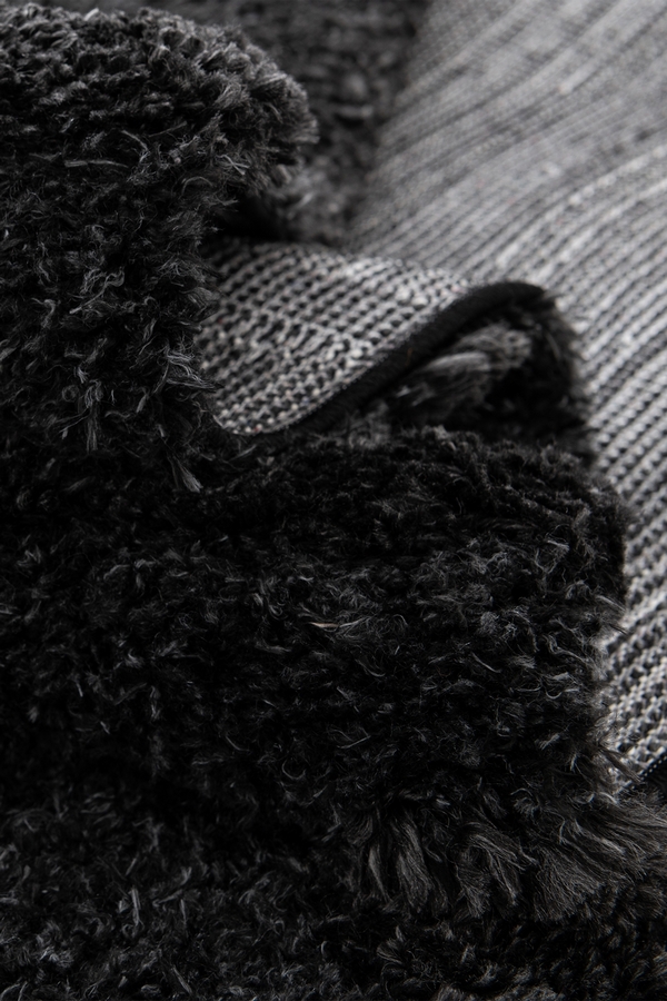 Angorahome Limited Edition Makine Halısı THN4 125 X 185 Dikdörtgen Siyah - 6