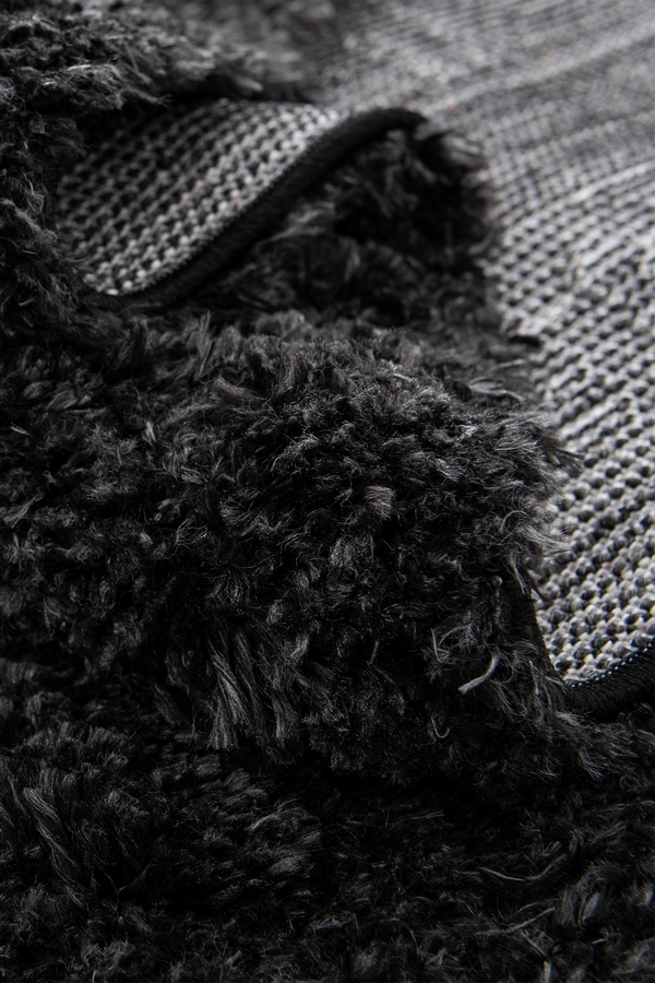 Angorahome Limited Edition Makine Halısı THN6 125 X 185 Dikdörtgen Siyah - 6