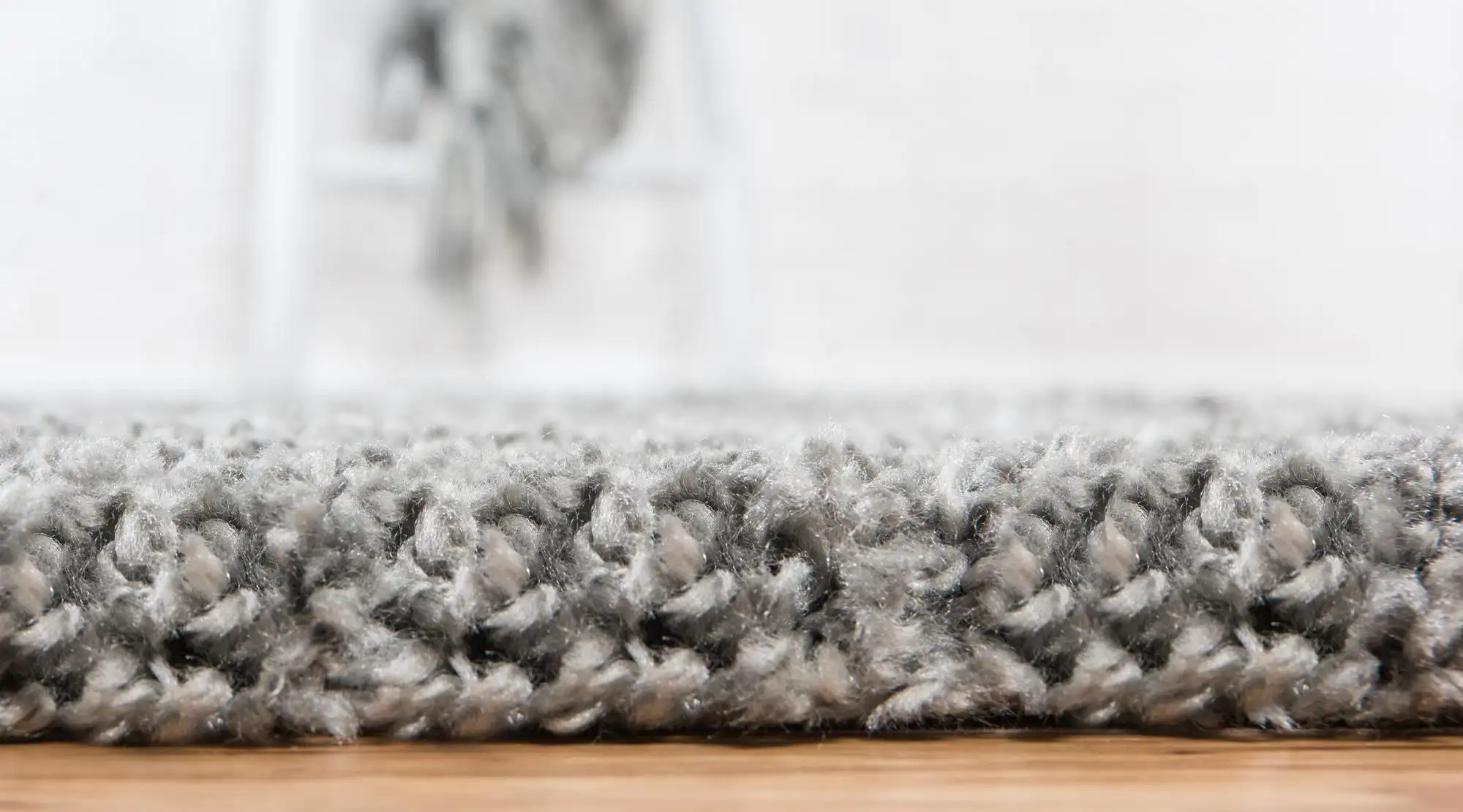 Angorahome Marrakesh Shaggy Makine Halısı 1456A Gri - 2