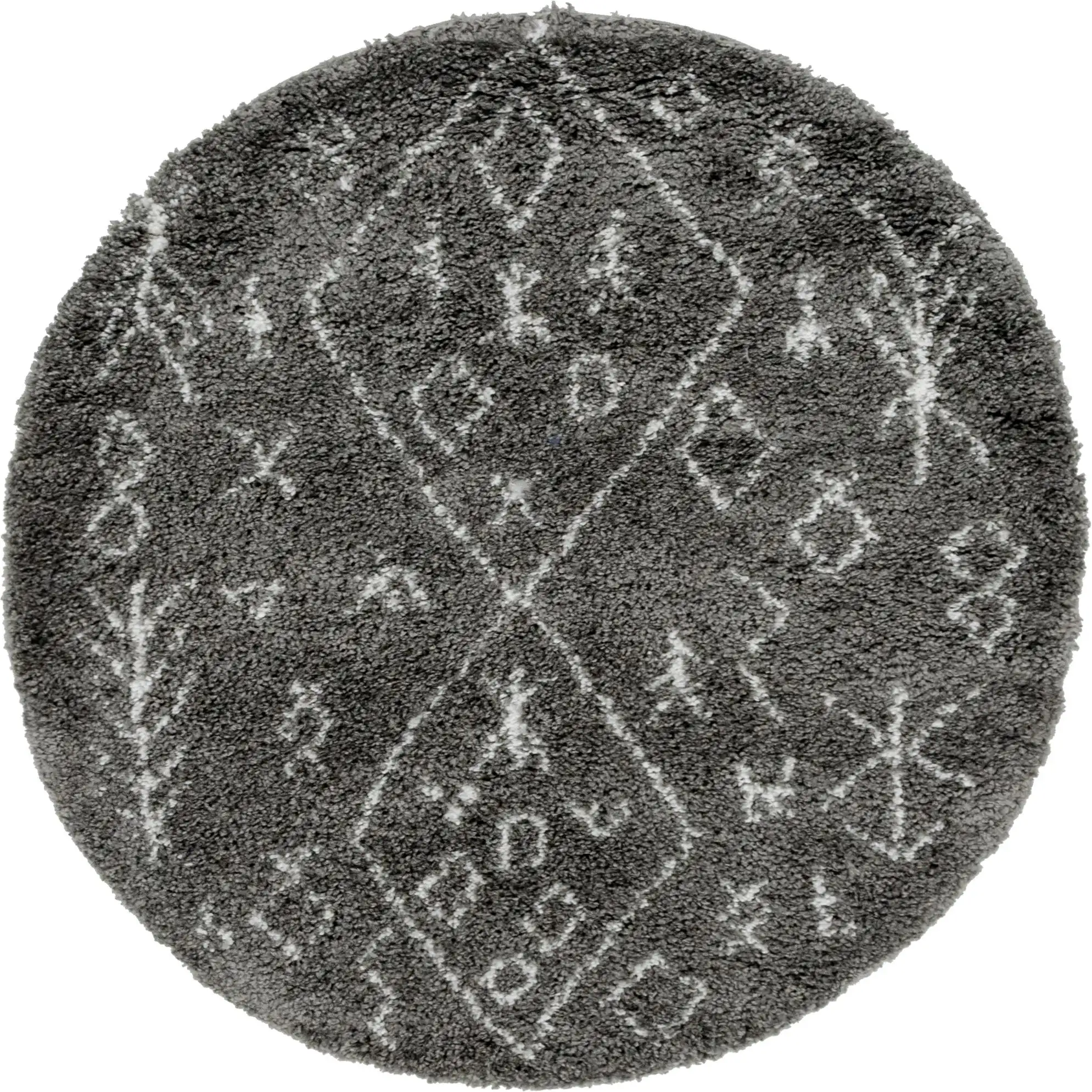 Angorahome Marrakesh Shaggy Makine Halısı 1456A Gri - 7