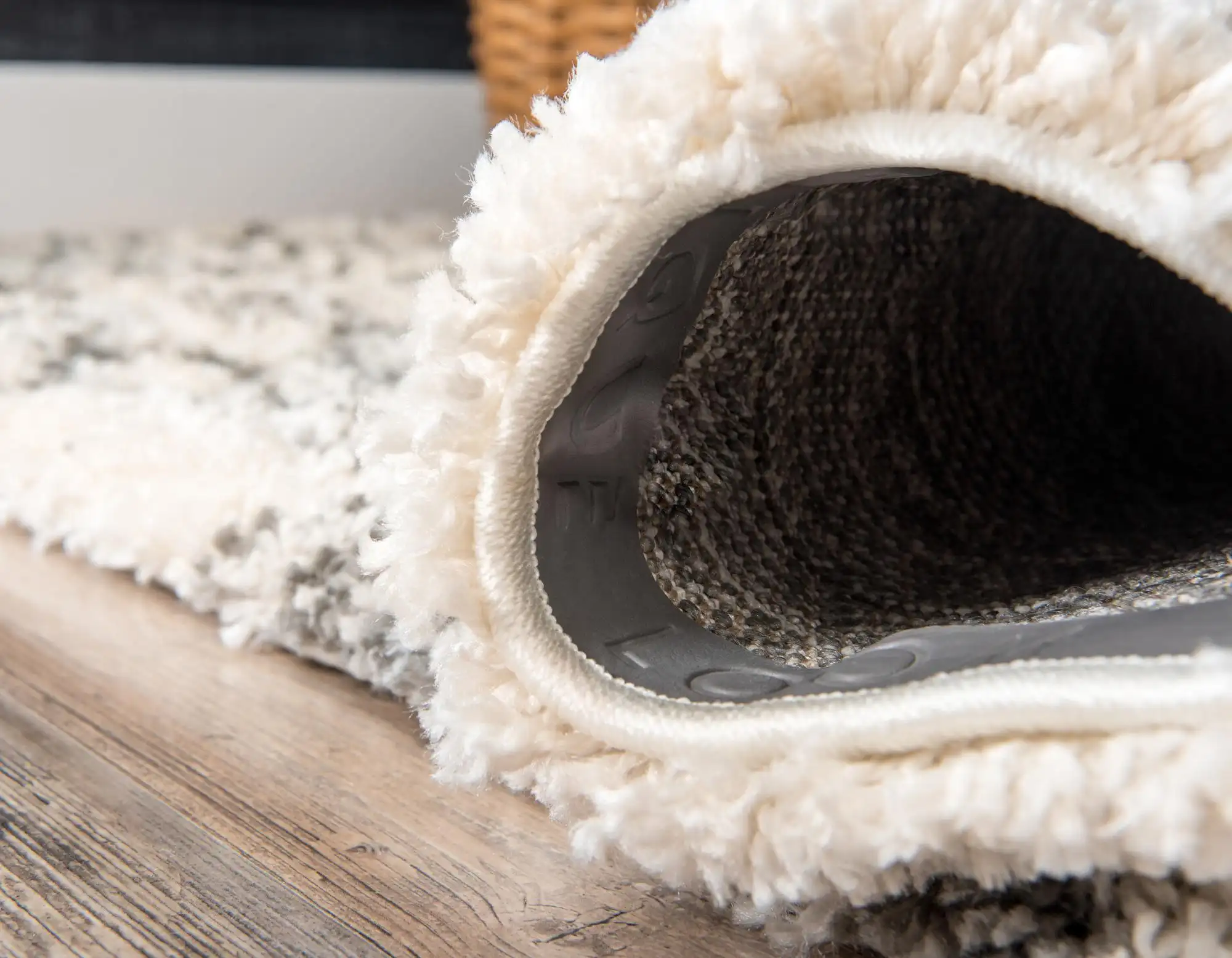 Angorahome Marrakesh Shaggy Makine Halısı 1458A Beyaz - 3