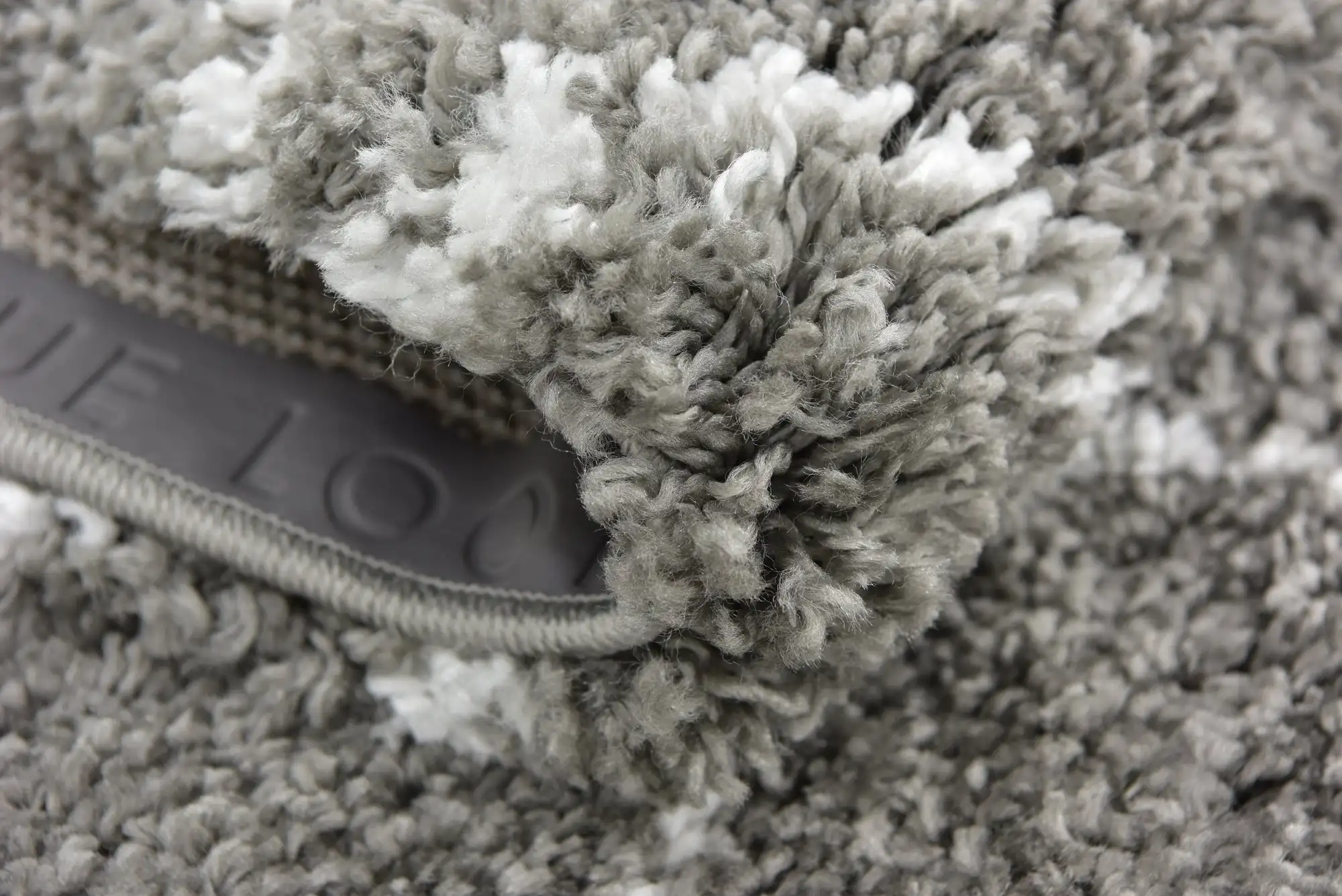 Angorahome Marrakesh Shaggy Makine Halısı 1458D Gri - 4