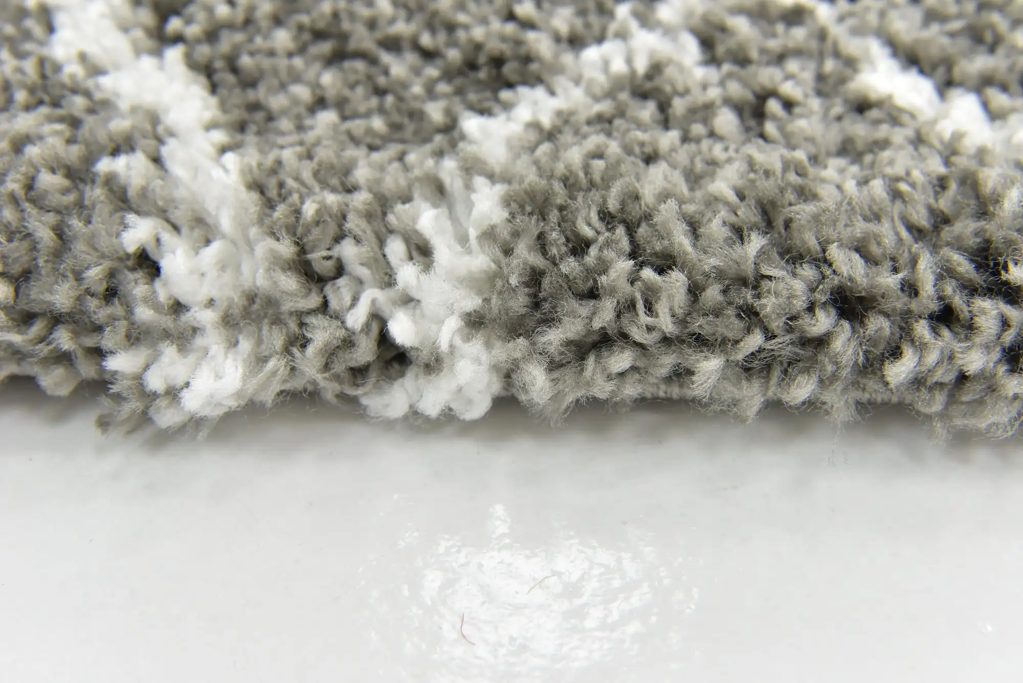 Angorahome Marrakesh Shaggy Makine Halısı 1458D Gri - 5