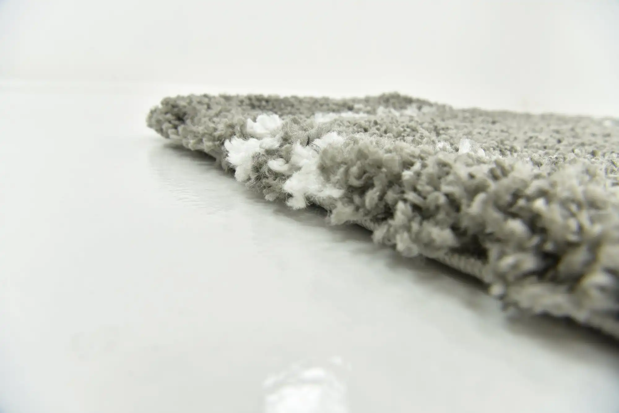 Angorahome Marrakesh Shaggy Makine Halısı 1458D Gri - 8