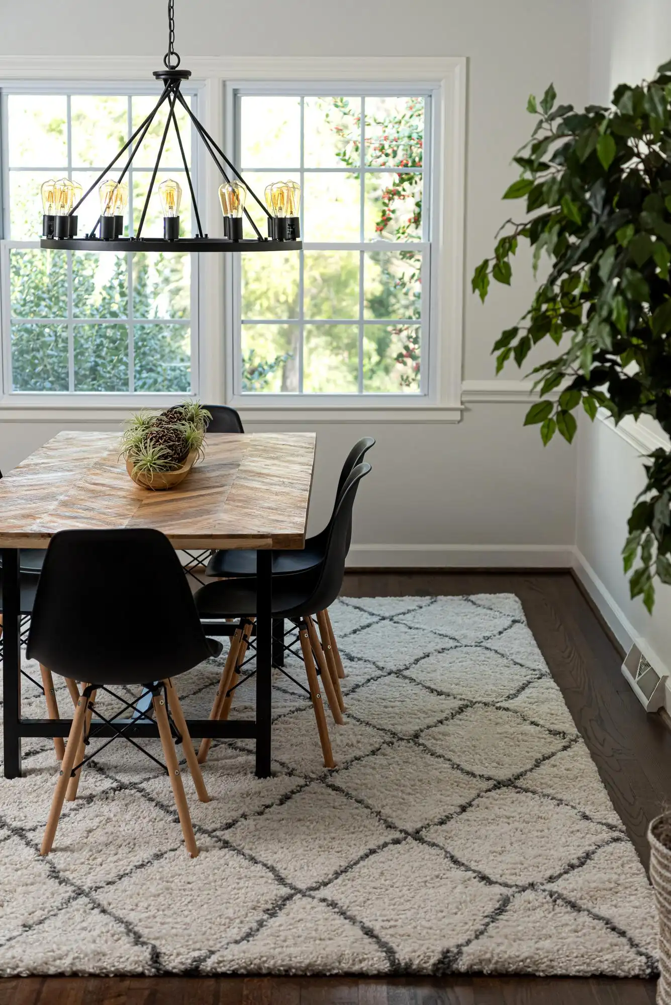 Angorahome Marrakesh Shaggy Makine Halısı 1459A Beyaz - 10