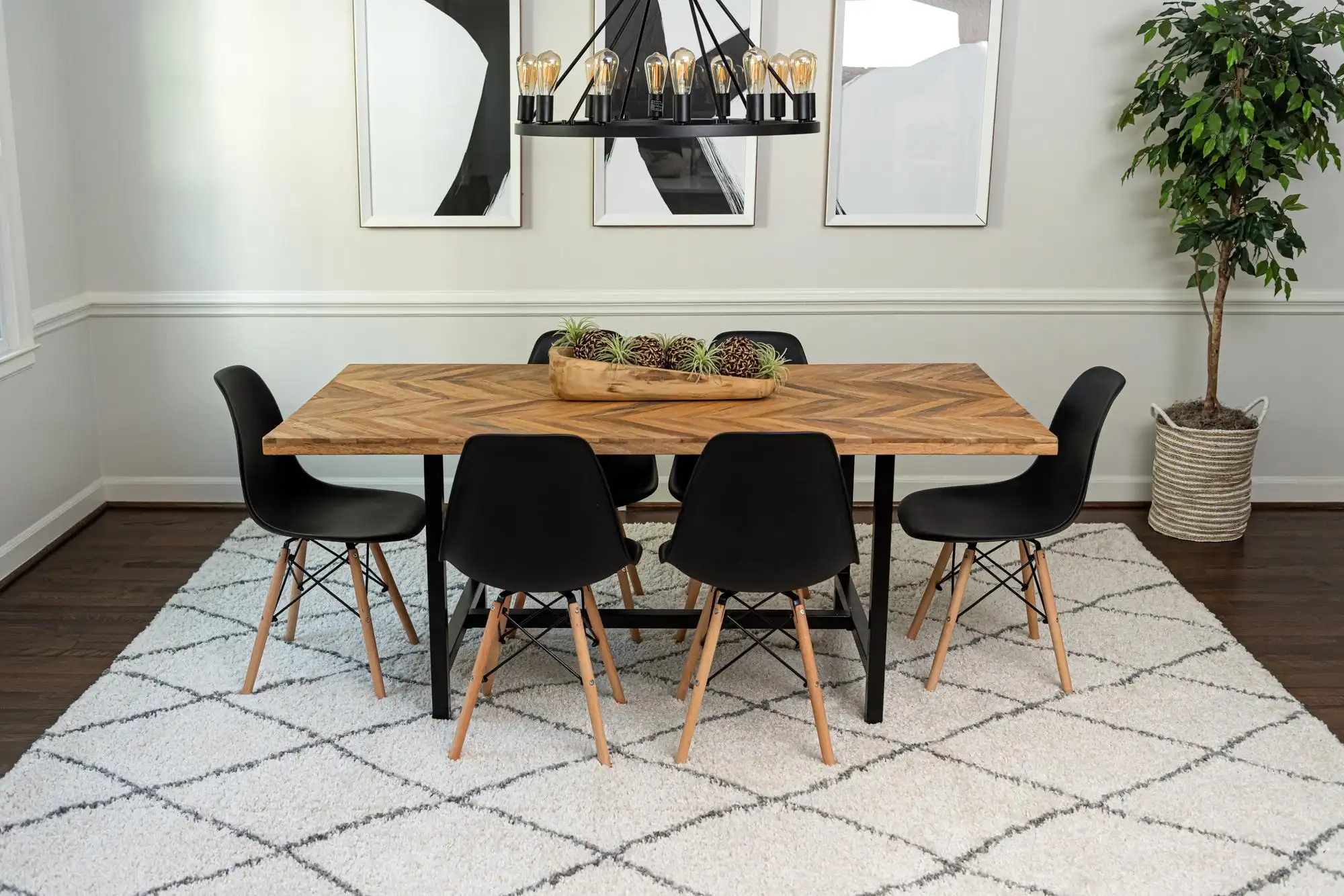 Angorahome Marrakesh Shaggy Makine Halısı 1459A Beyaz - 9