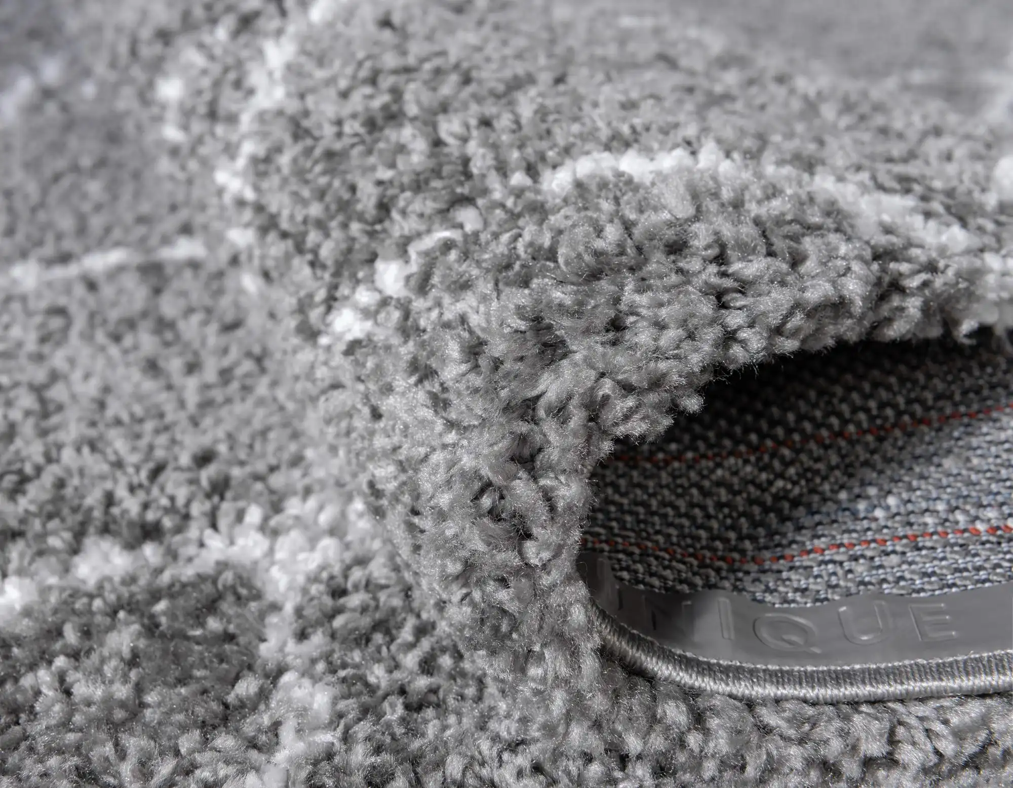 Angorahome Marrakesh Shaggy Makine Halısı 1459B Gri - 6