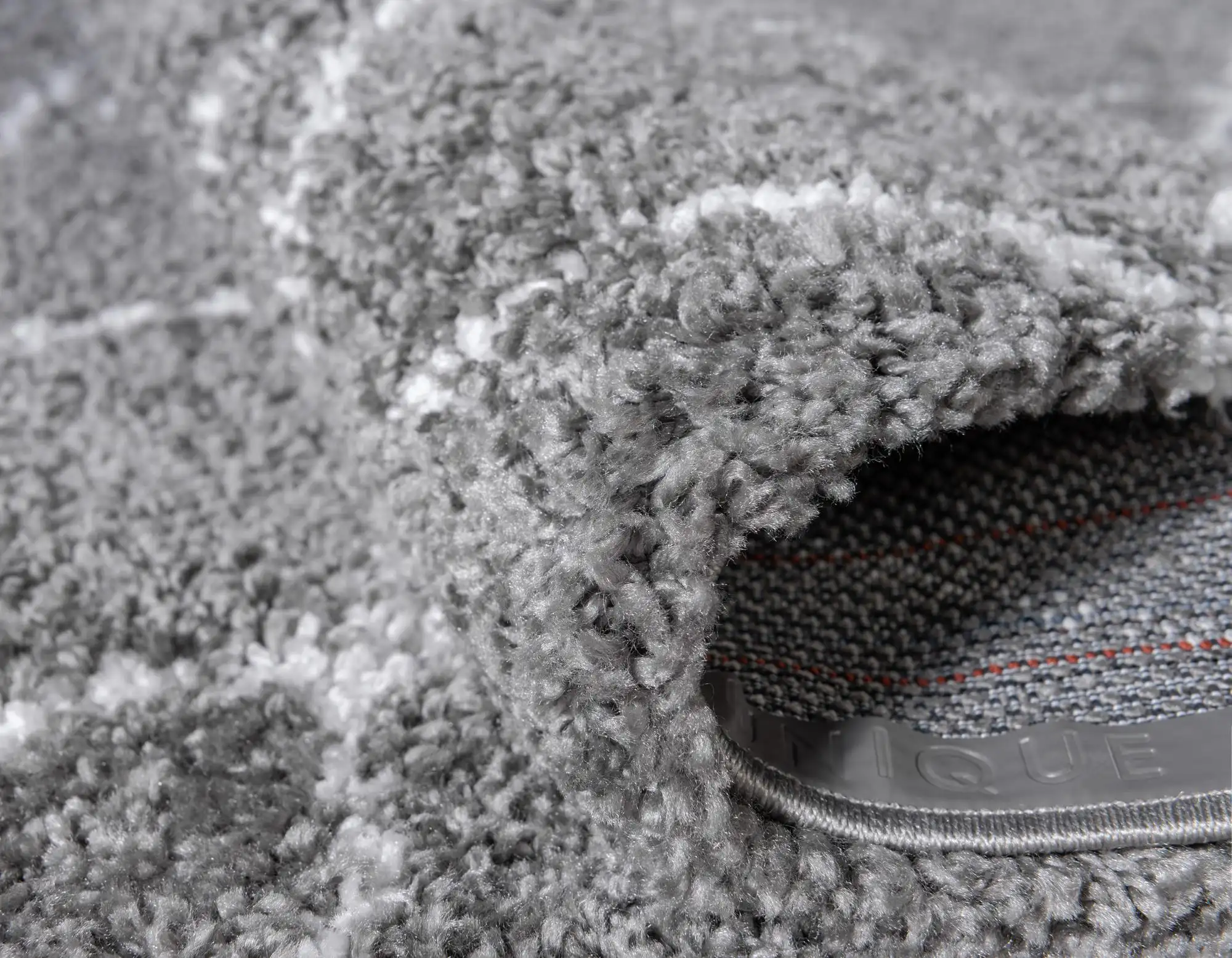 Angorahome Marrakesh Shaggy Makine Halısı 1459B Gri - 5