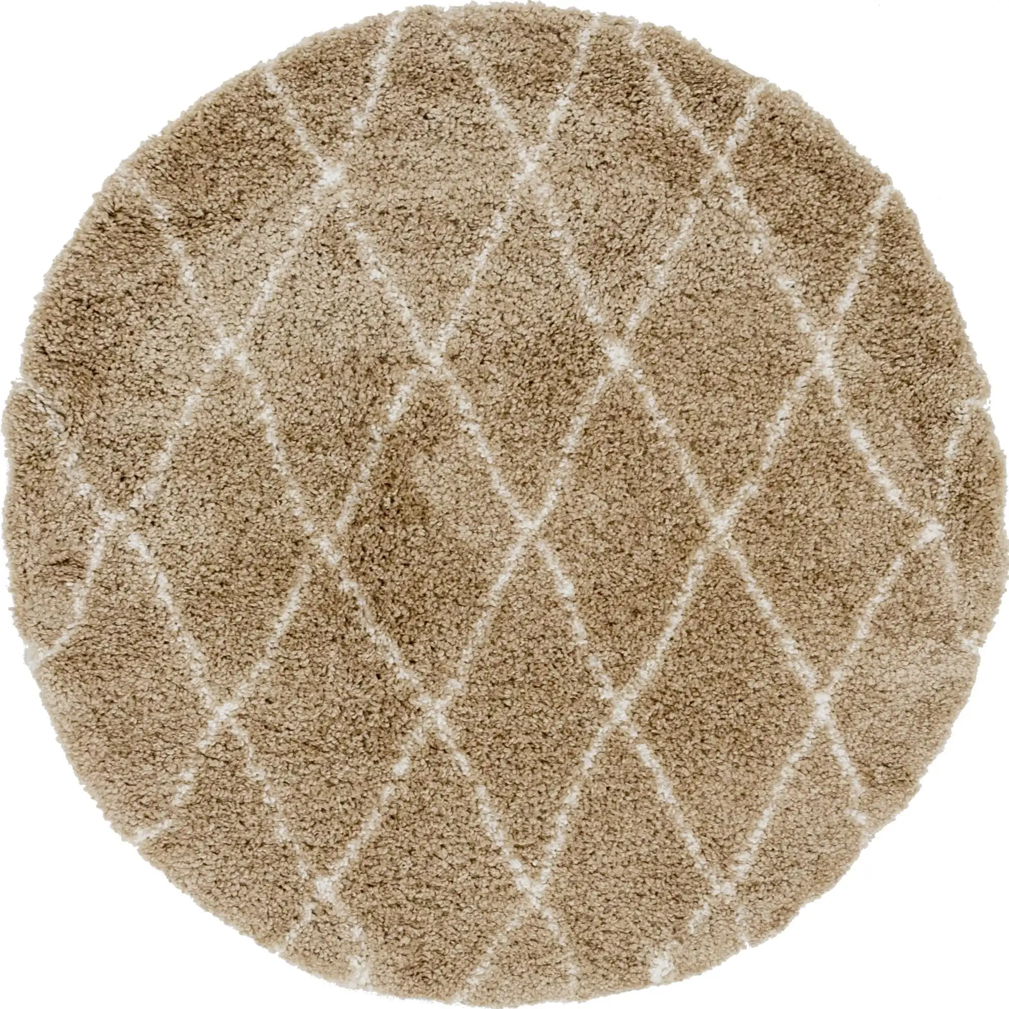 Angorahome Marrakesh Shaggy Makine Halısı 1459C Bej - 9