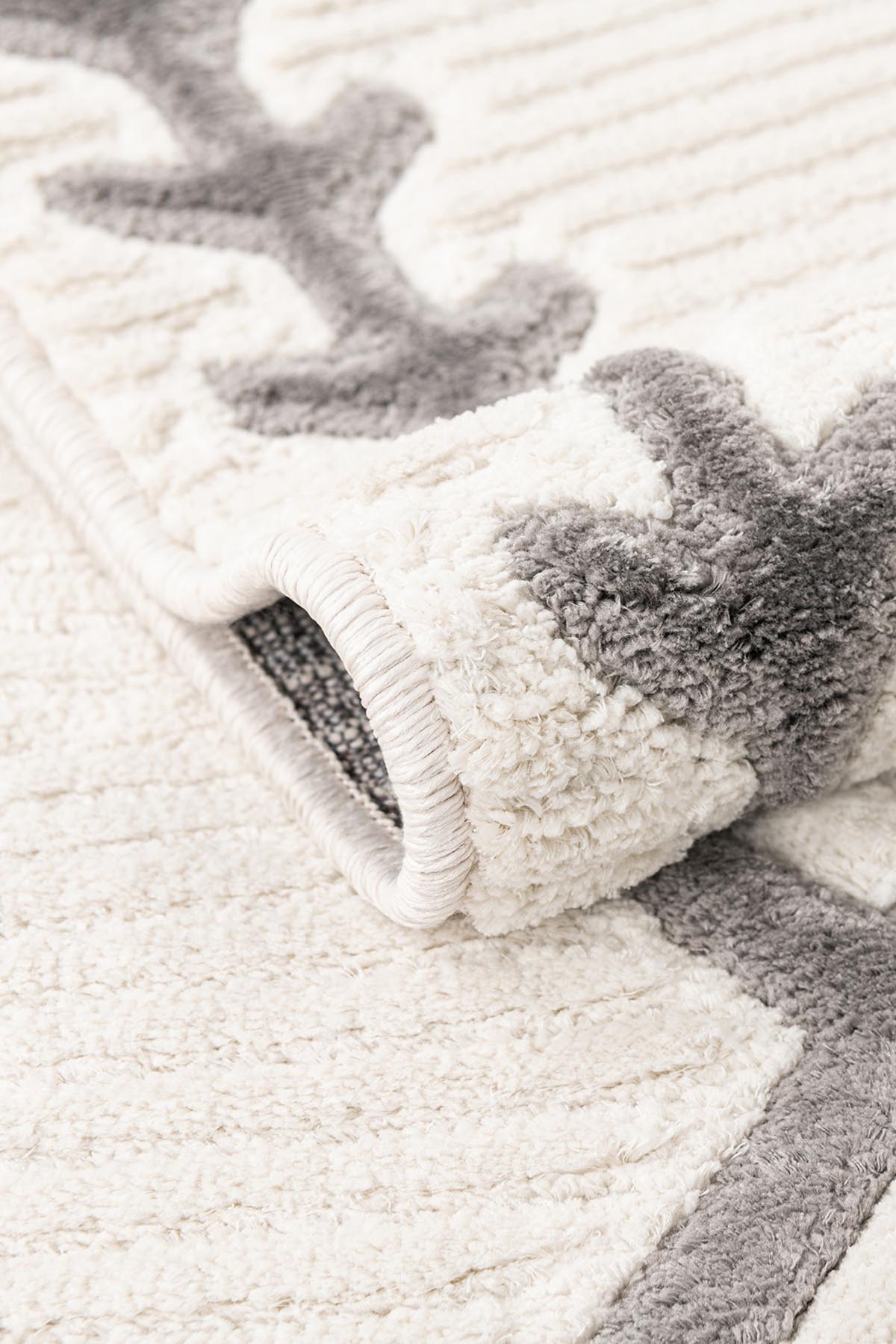 Angorahome Outlet Micro Shaggy Koleksiyonu Dokuma Makine Halısı  MS1002 160 X 230 Dikdörtgen - 5