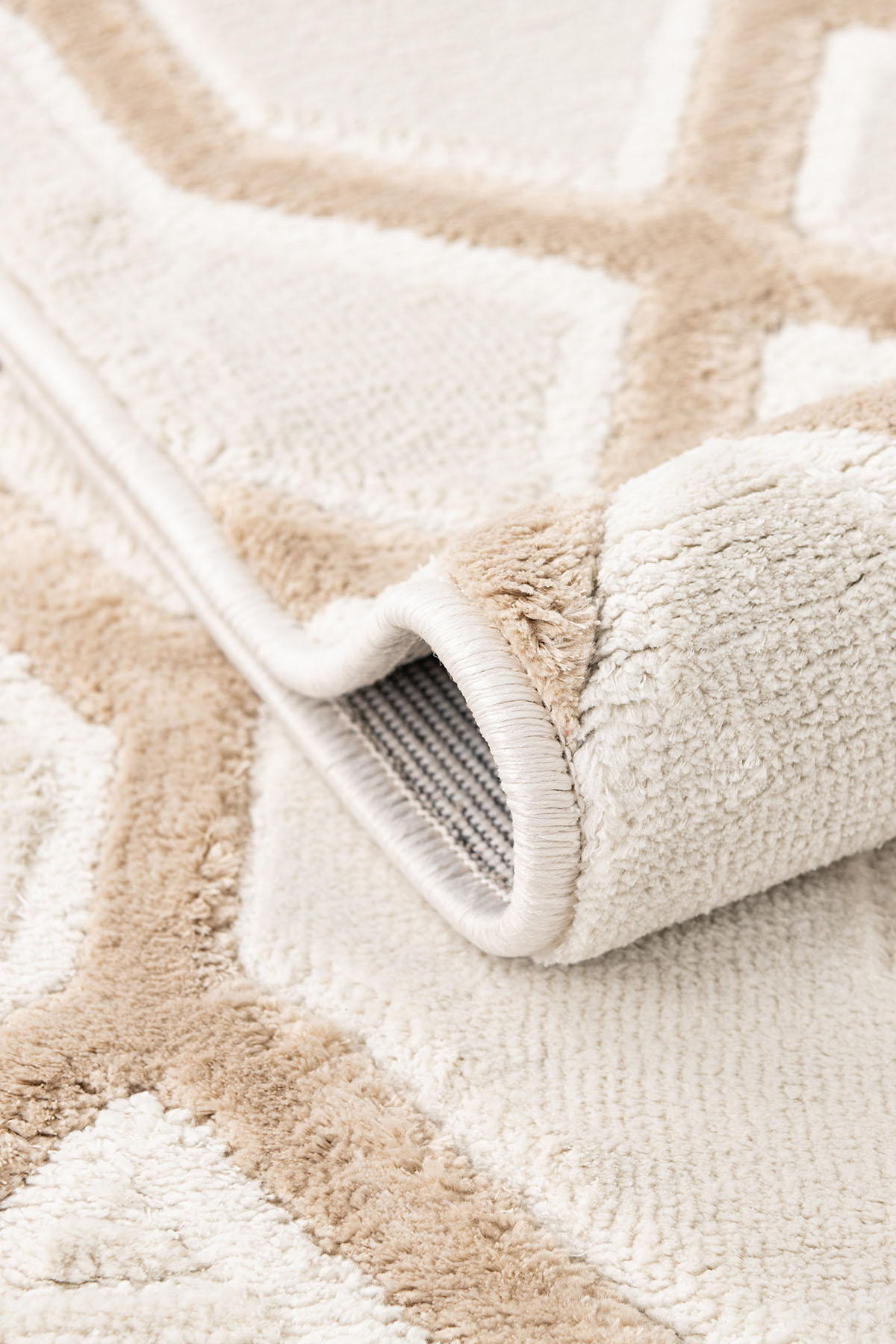 Angorahome Outlet Micro Shaggy Koleksiyonu Dokuma Makine Halısı  MS1008 160 X 230 Dikdörtgen - 5