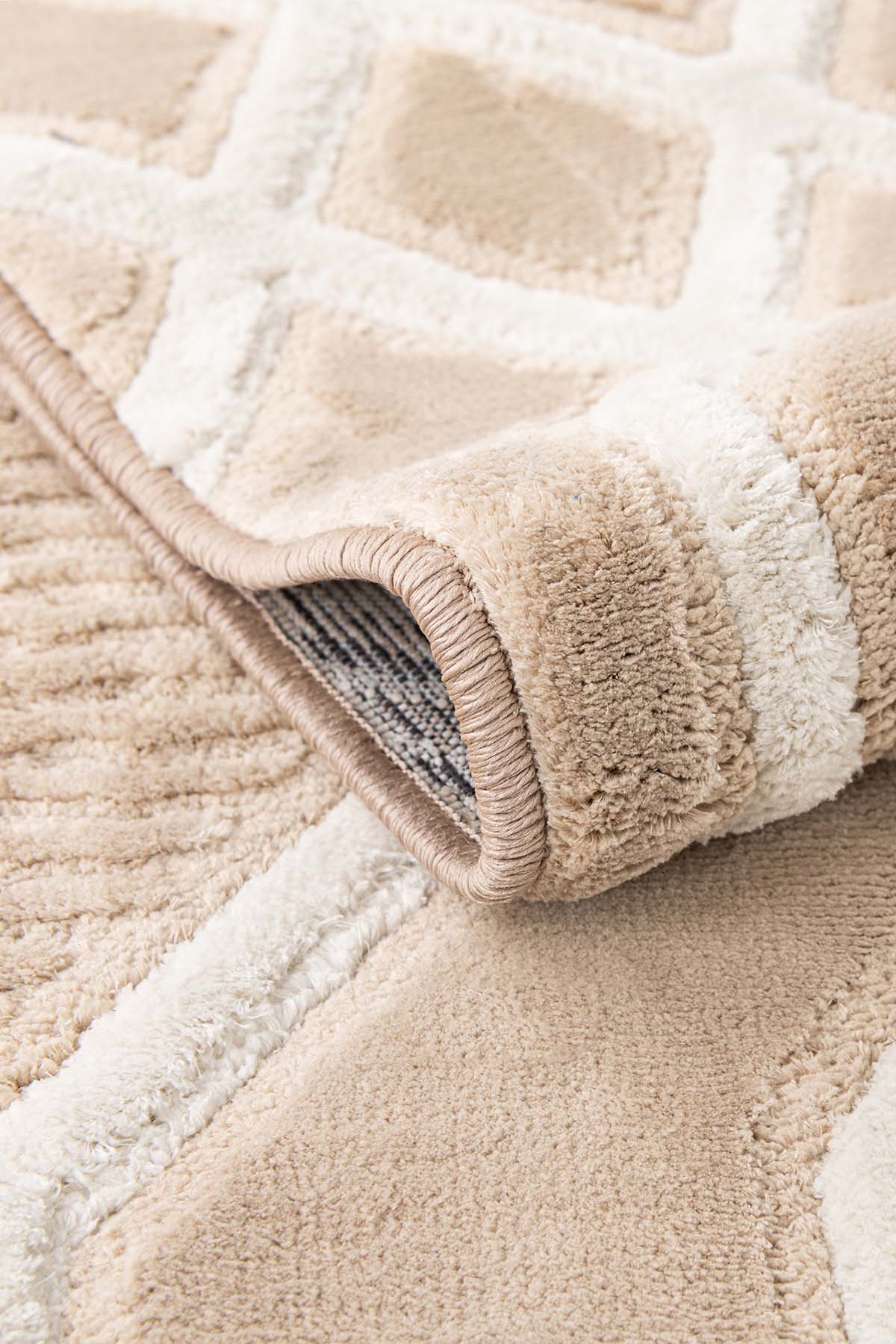 Angorahome Outlet Micro Shaggy Koleksiyonu Dokuma Makine Halısı  MS1009 160 X 230 Dikdörtgen - 5