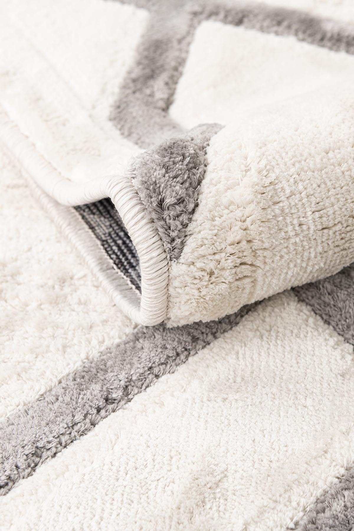 Angorahome Outlet Micro Shaggy Koleksiyonu Dokuma Makine Halısı  MS1010 160 X 230 Dikdörtgen - 5