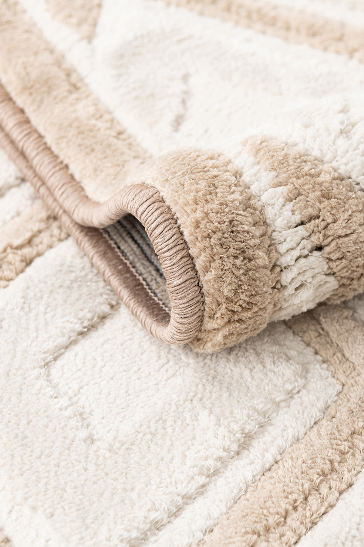 Angorahome Outlet Micro Shaggy Koleksiyonu Dokuma Makine Halısı  MS1019 160 X 230 Dikdörtgen - 5